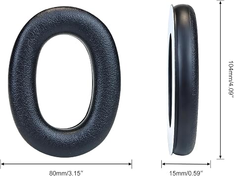 Ear Pads Compatible with 3M WorkTunes Connect Hearing Protector (90541, 90542, 90543, 90544), 3M Peltor Sport Tactical 300/500, ZOHAN EM042/ 033/037 Series and PROHEAR 032/033/037