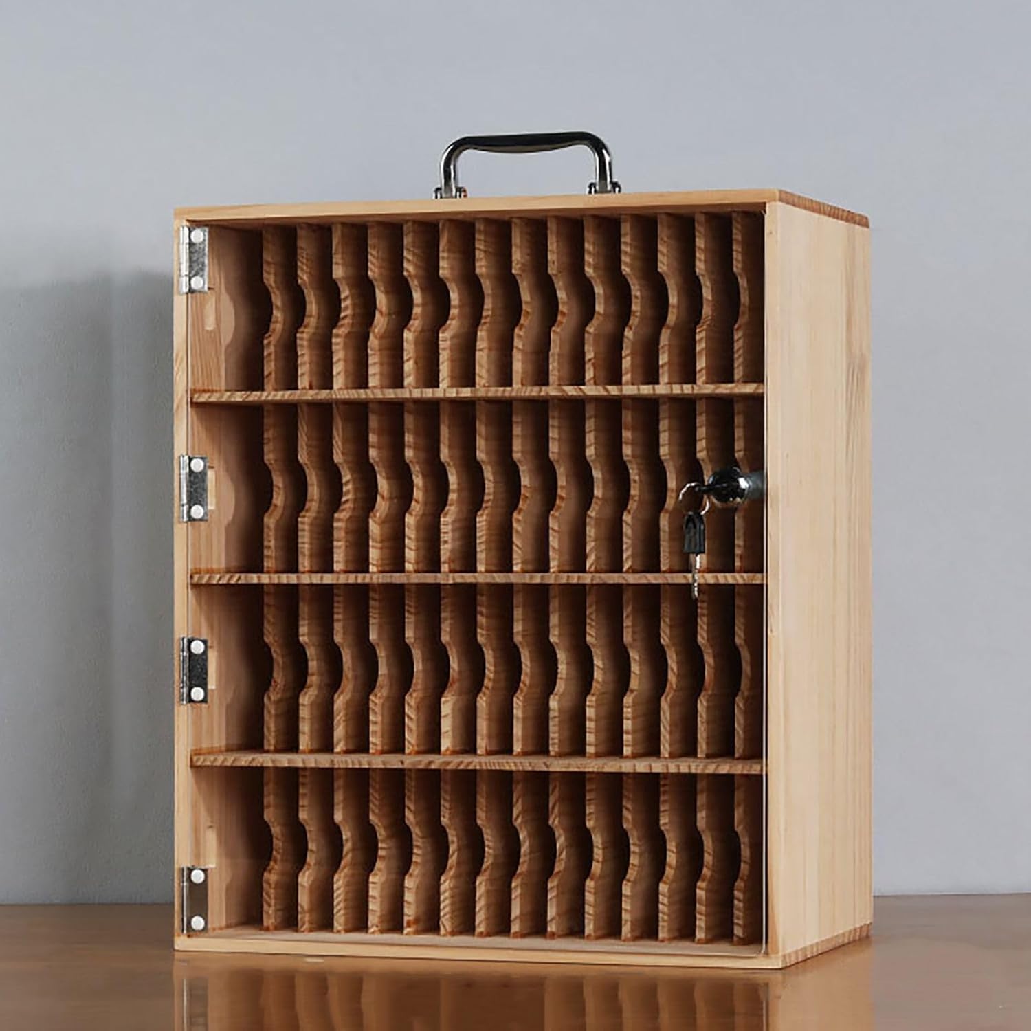 Meuble de stockage pour téléphones portables de classe afin de limiter les distractions