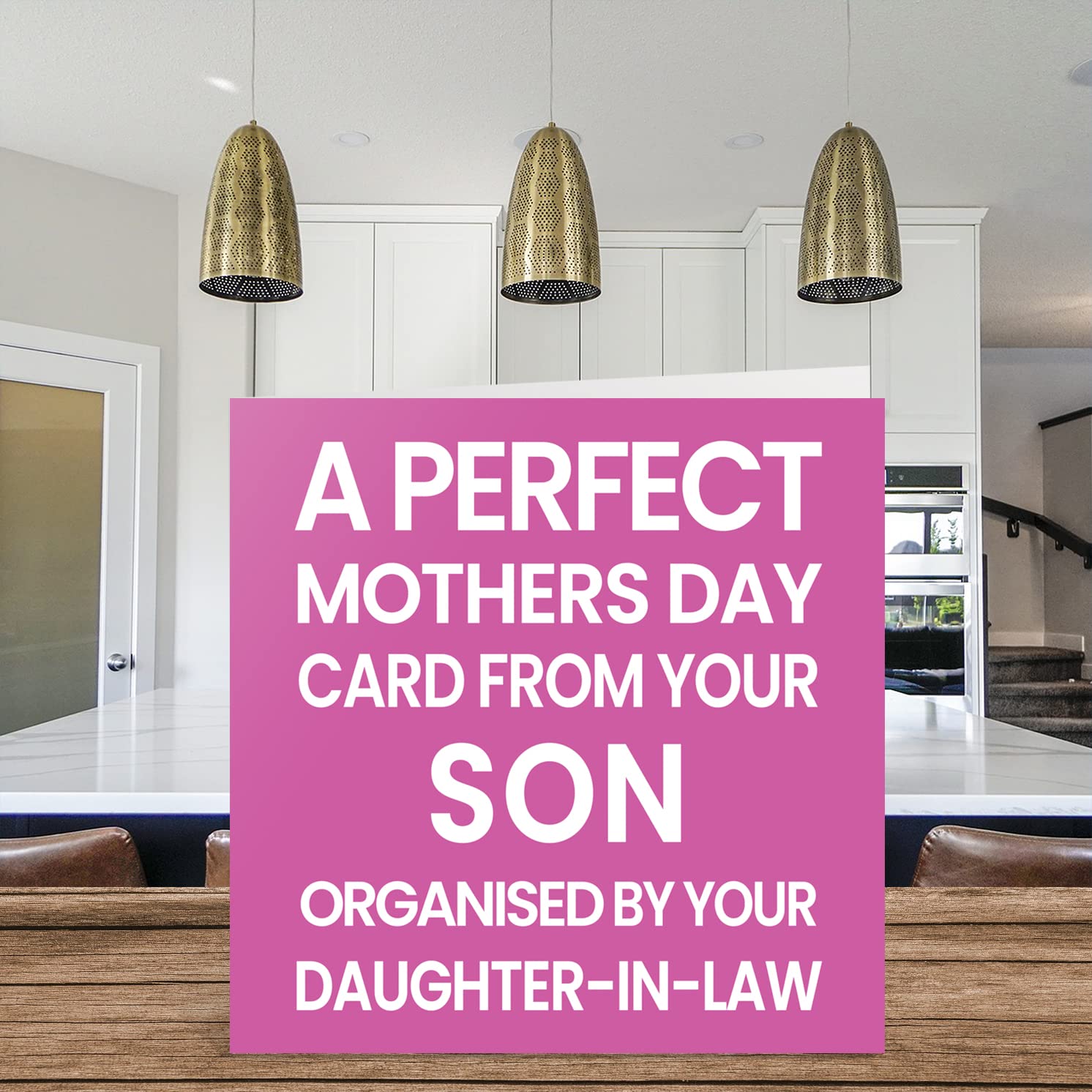 Funny Mother's Day Card From Son - Organised By Daughter In Law - View #2