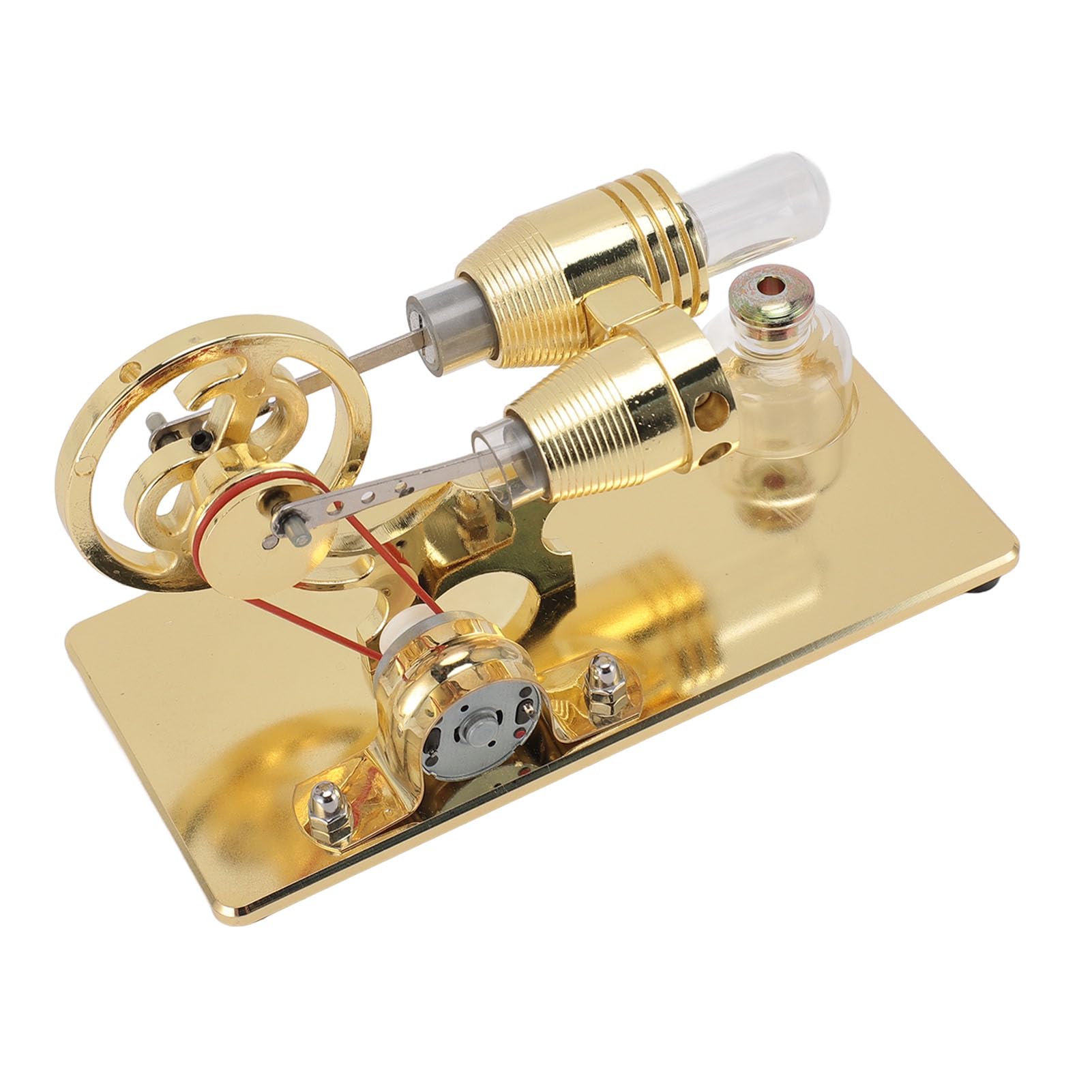 Motore Stirling con Lampadina a LED (GOLD)