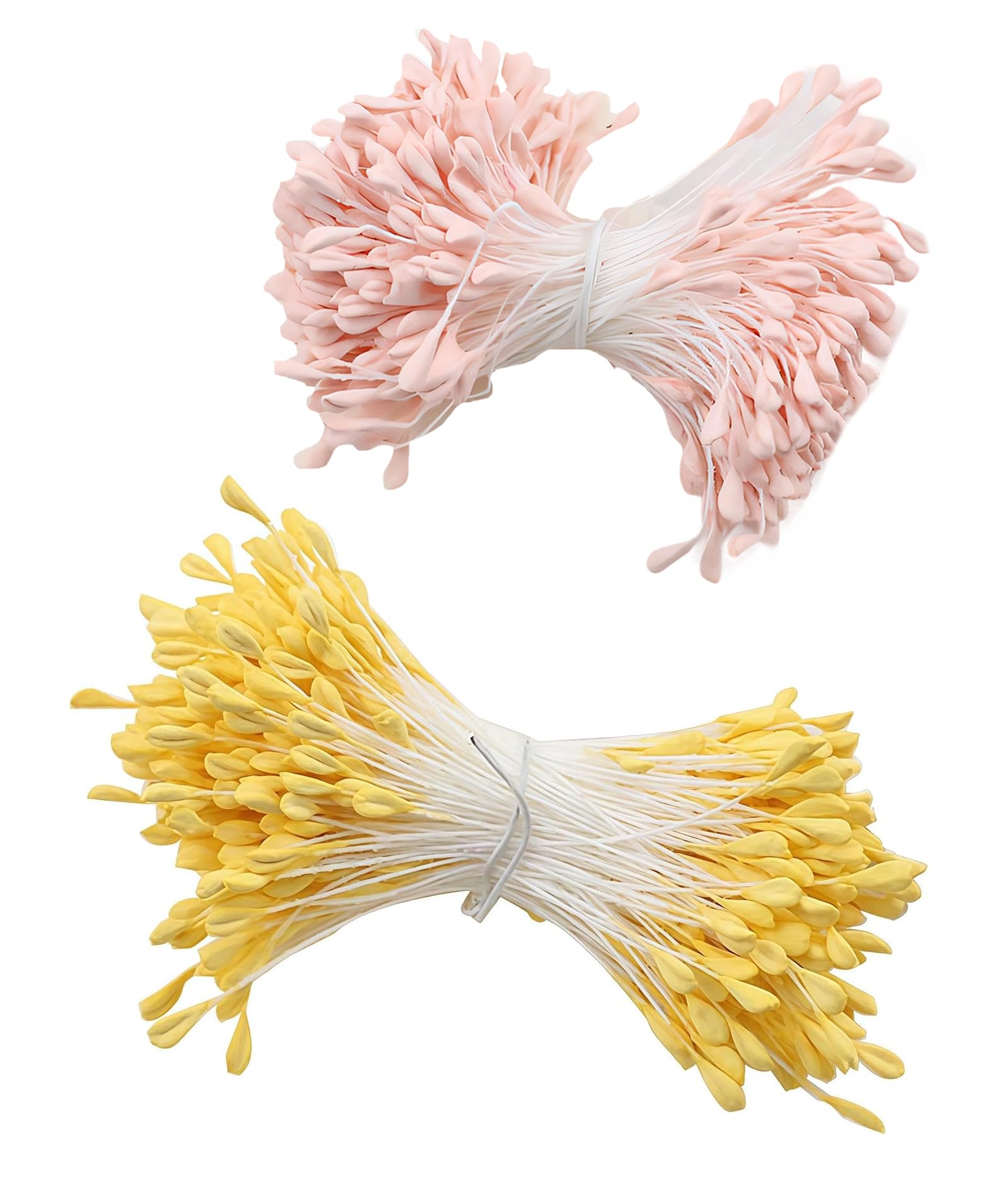 700 Pcs Stamens for Flower Making, Flower Making Materials, Pipe Cleaner for Craft Flower Artificial Stamens Pearl Pollens for Crafts Flower Making Pack-image-32