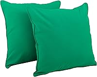 Vista 20 de Blazing Needles Almohadas de piso de sarga con cable (juego de 2), 25", lima Mojito