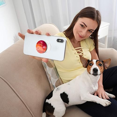 Miniatura 7 de Weewooday 30 Soporte de agarre para teléfono con adhesivo de doble cara Soporte extensible para casi teléfonos (blanco)