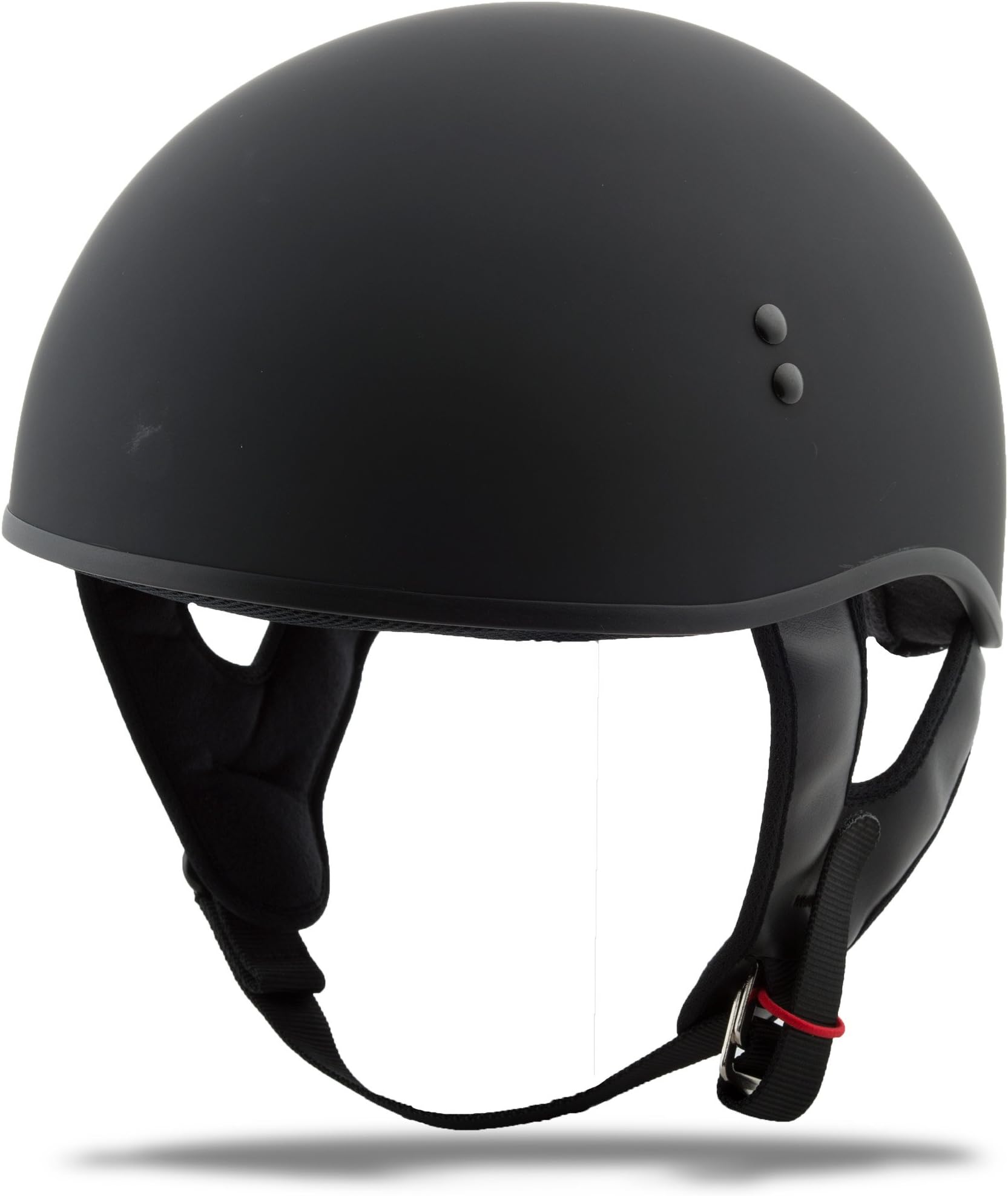 GMAXHH-45 Half-Helmet for Motorcycle, Moped, Scooter, and More (Matte Black, Medium)