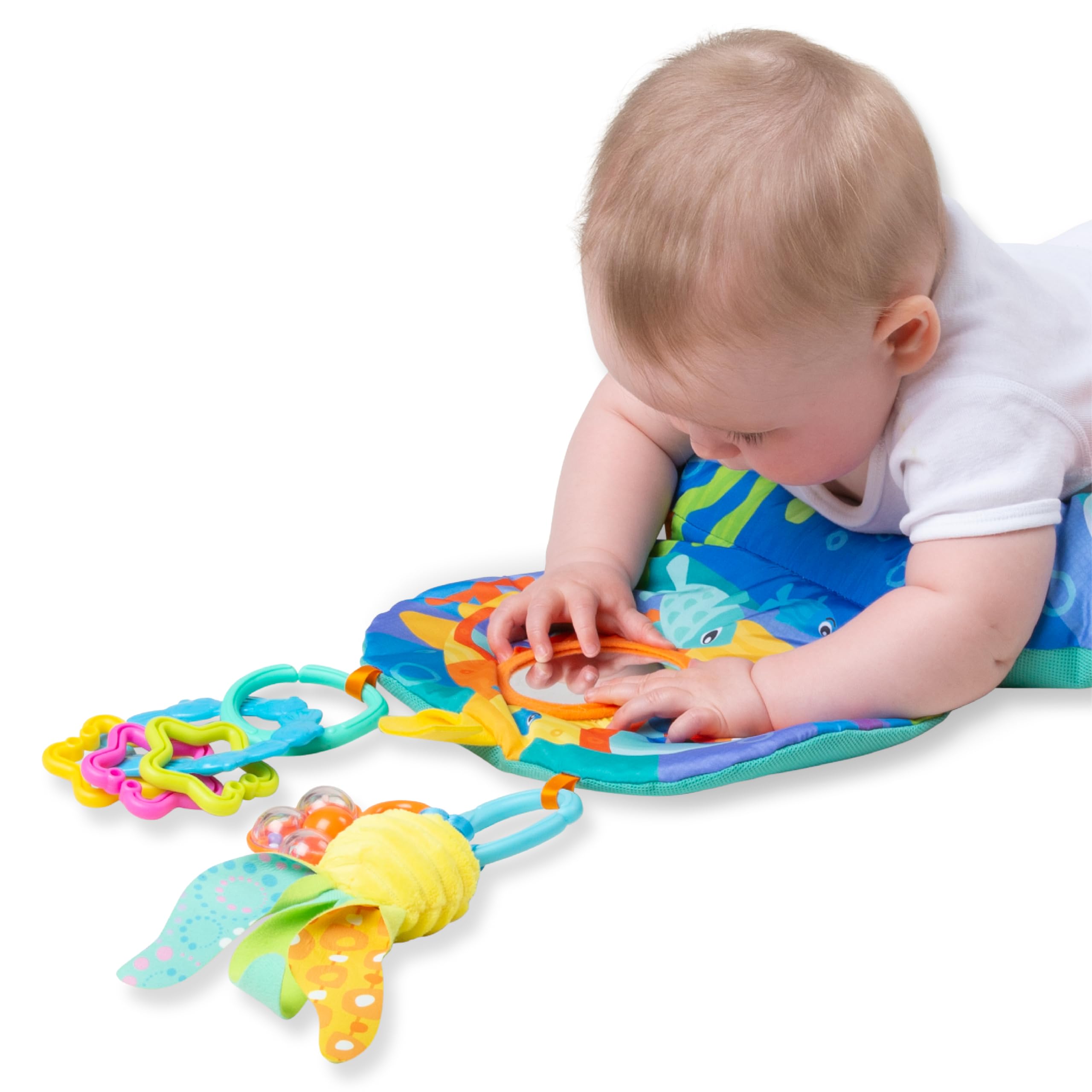 Playgro Cuscino Ocean Adventure | Divertimento per giocare a pancia in giù per neonati (0m+)