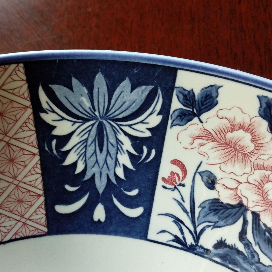 Amazon.co.jp: 富永陶園 孔雀 竹 花絵柄 アンティーク 特大皿 平皿