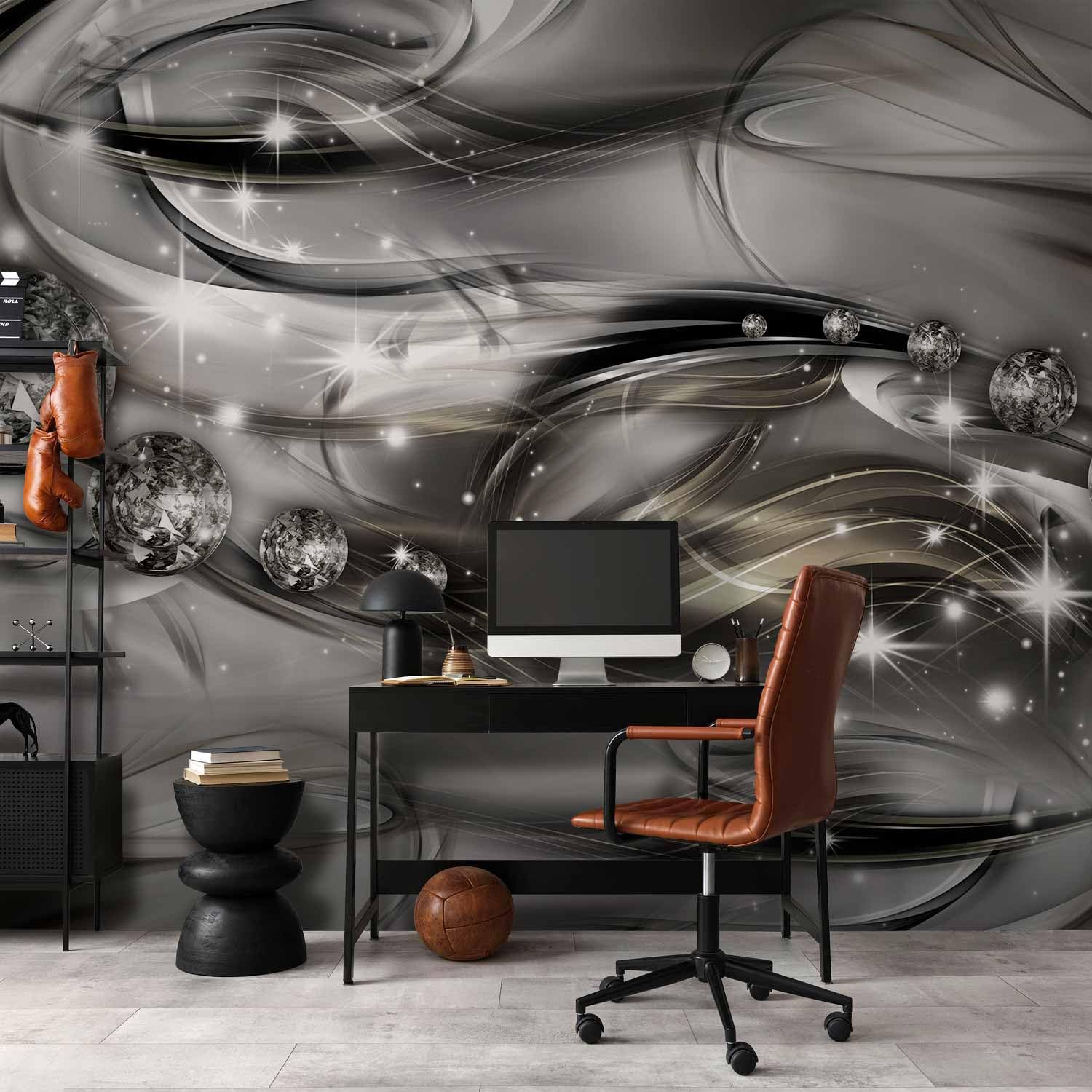 Fototapete murando Abstrakt 400x280 cm Vlies Tapeten Wandtapete XXL Moderne Wanddeko Design Wand Dekoration Wohnzimmer Schlafzimmer Büro Flur Diamant a-A-0168-a-d