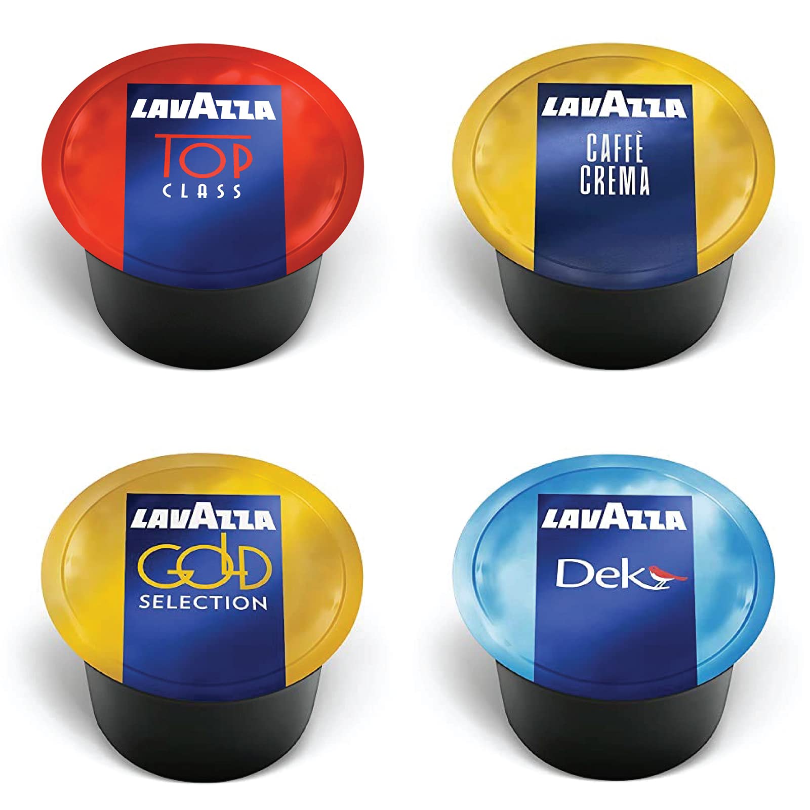 Buy Lavazza Blue Capsules Coffee Pods, Best Value Variety Pack Decaf