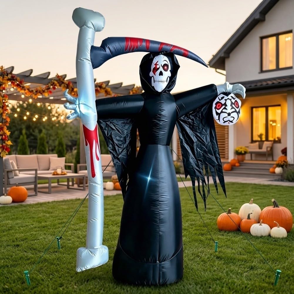Ghirlande e Ventagli Neri per Feste Esterno(2.7-meter sickle)