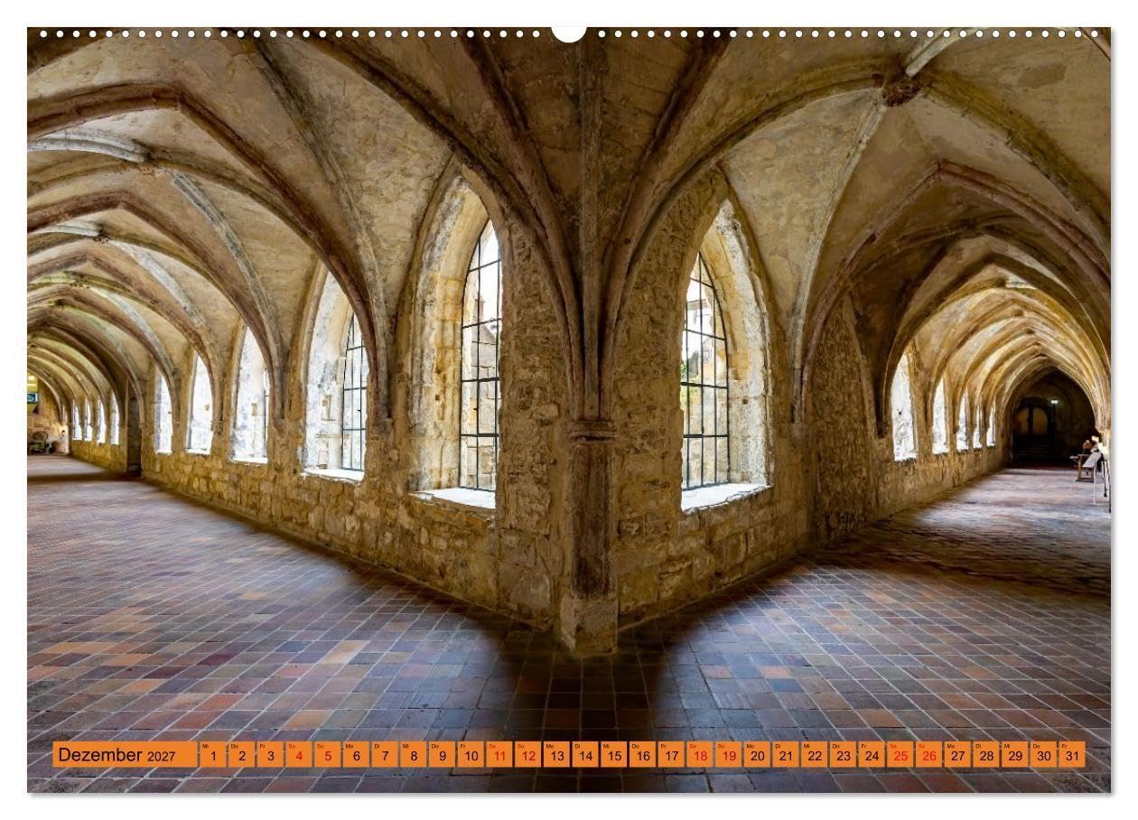 Michaelstein - Kloster mit Klang (hochwertiger Premium Wandkalender 2027 DIN A2 quer), Kunstdruck in Hochglanz: Architektur, Fischzucht, Gärten und ... Michaelstein fasziniert (CALVENDO Orte)