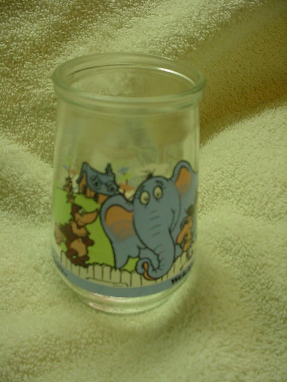 Welche's Jelly Glass, Dr. Seuss. 2 Horton & Friends Shot