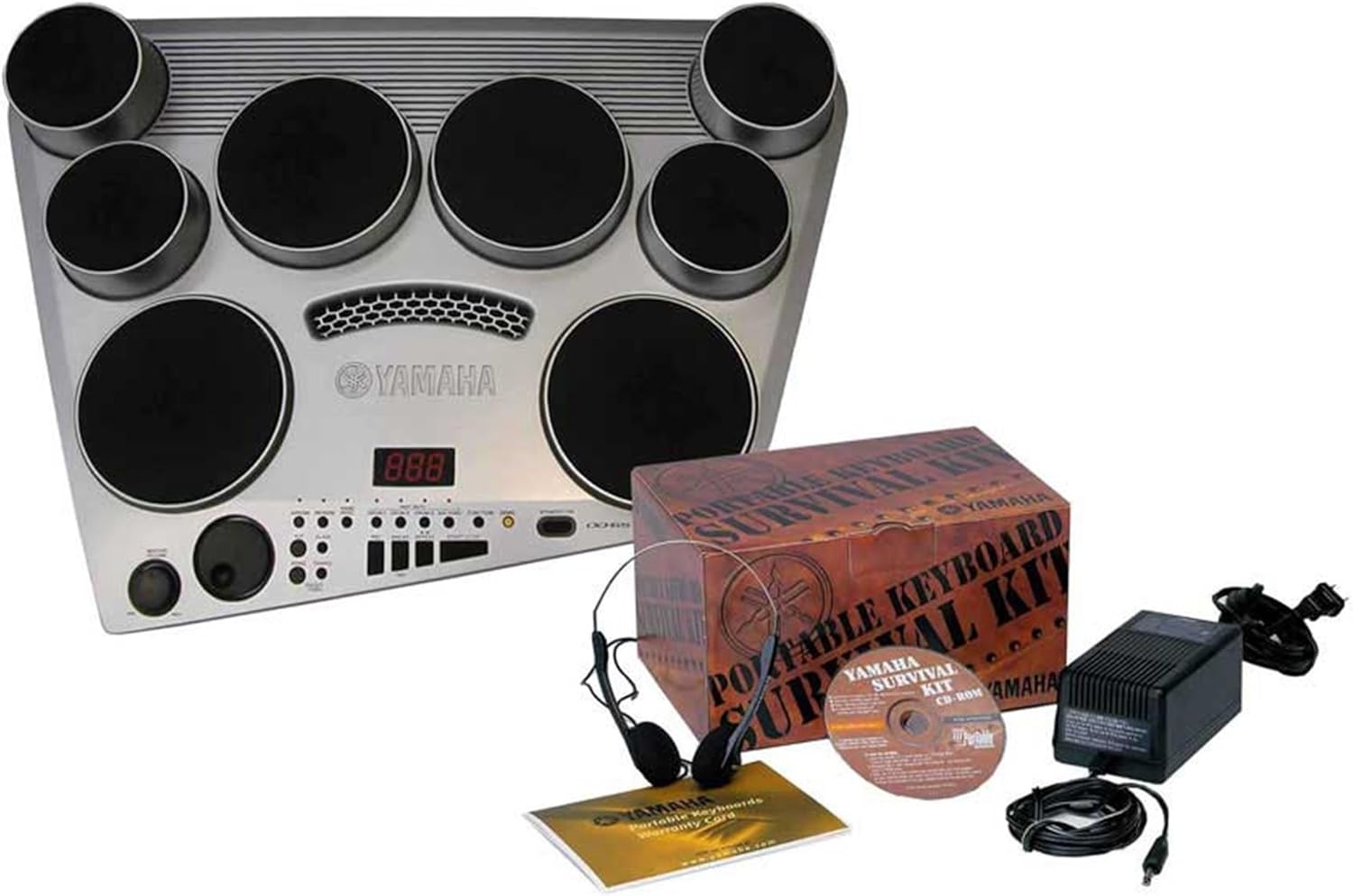 Yamaha DD-65 Portable Digital Drum Kit with Foot Pedals and Drum Sticks