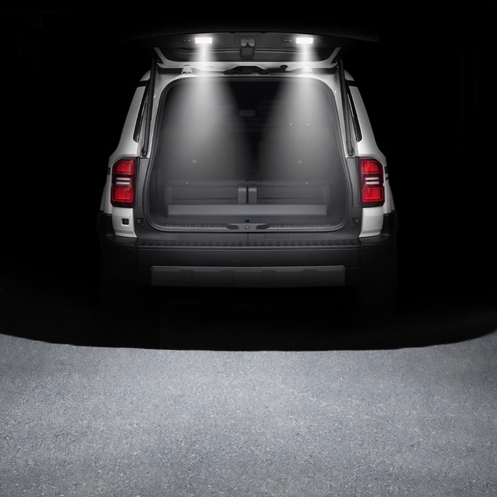 Tailgate Decorative Lamp For 2024-2025 2026 Lexus GX550 550h Trunk Led Warning Light Interior Modification Accessories Yellow Light/White Light/Red Light Switching (Tailgate Warning Light)