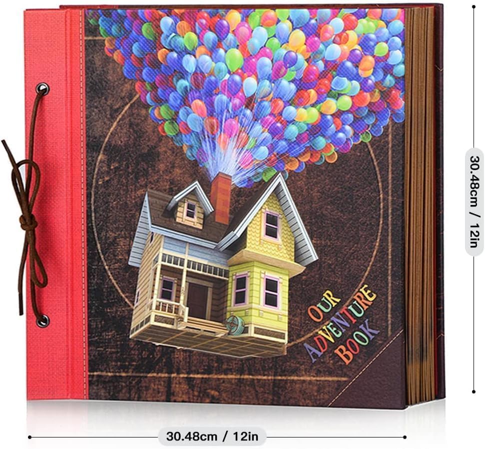 Album Scrapbook Artigianale 12x12 Pollici – Libro Delle Avventure Fai Da Te 60 Pagine Per Ricordi Di Viaggio, Matrimonio E Regalo Coppia