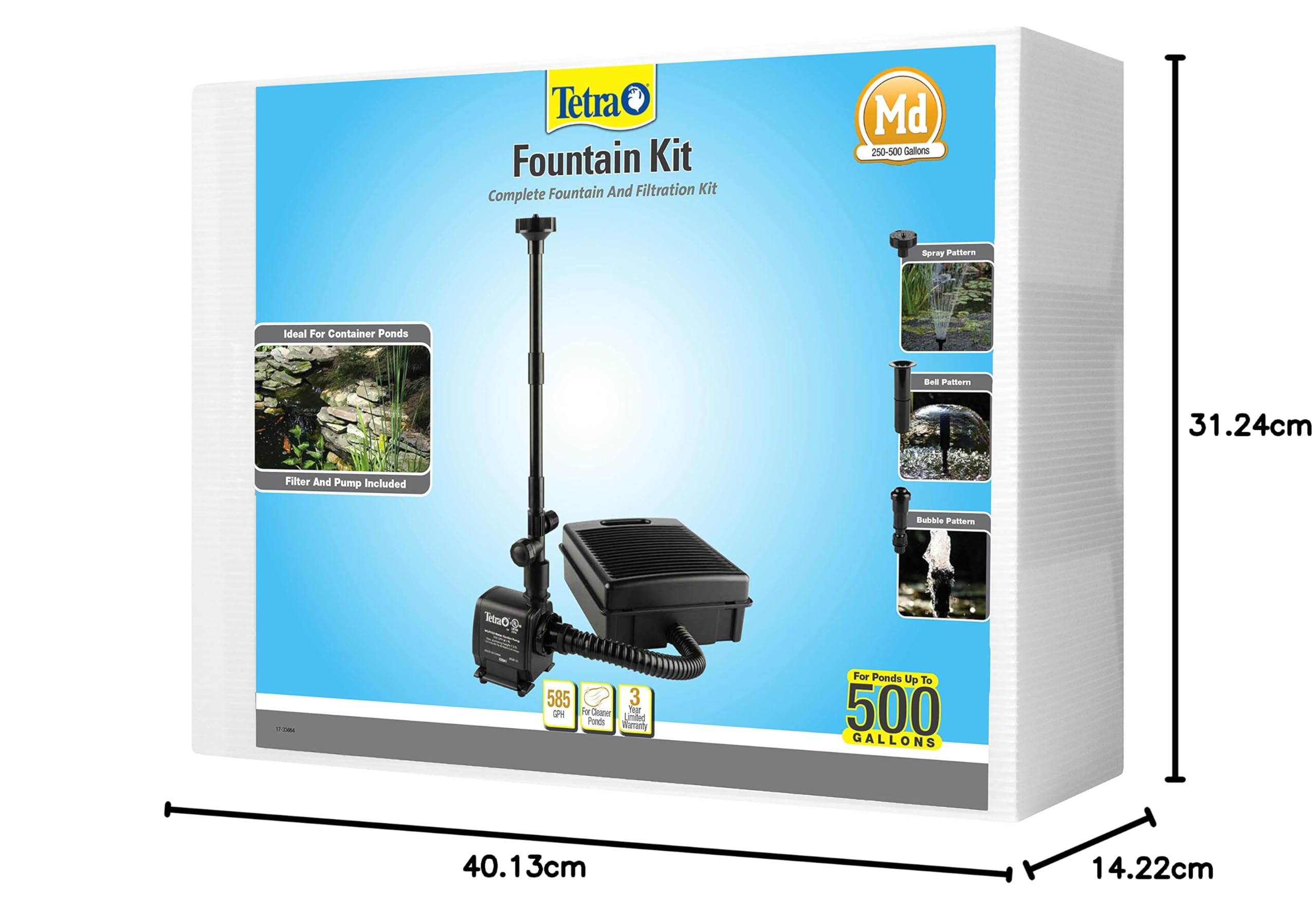 Tetrapond filtración Kit de Fuente