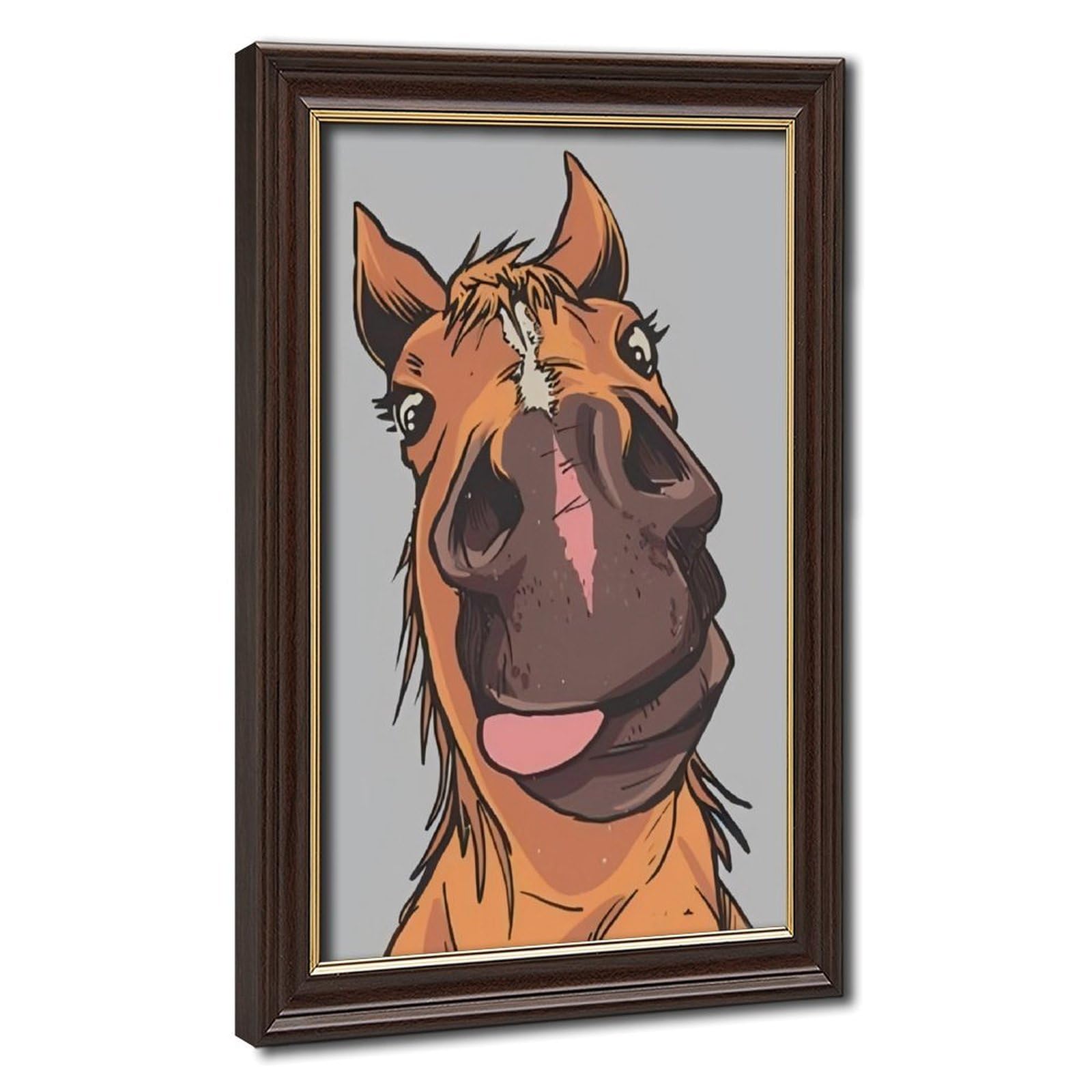 Bareronor Interesting Abstract Horse (2) Canvas Poster Bedroom Decor Landscape Office Room Decor Gift 20" L X 30" W