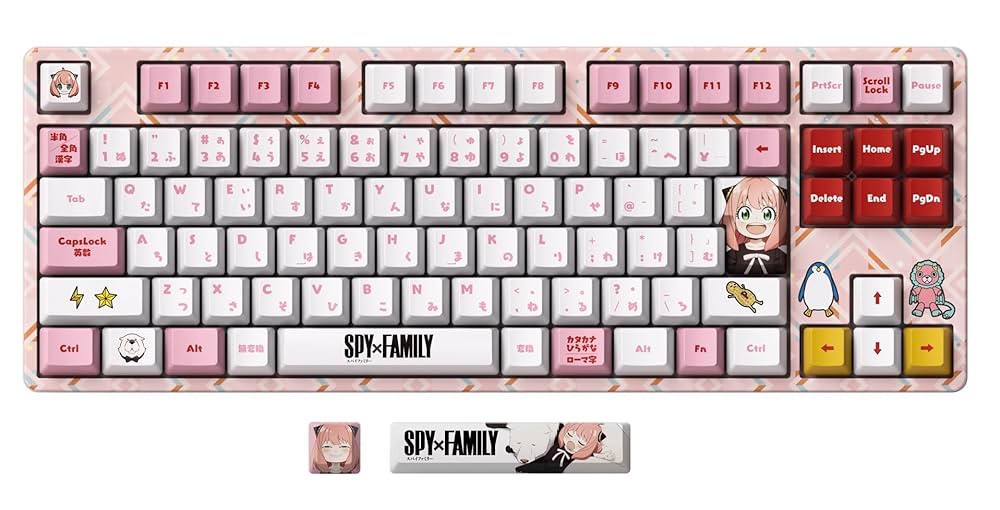 SPY×FAMILY ゲーミングキーボード 日本語配列 TKL 公式グッズ Amazon | 【公式】SPY×FAMILY｜AMICIS ゲーミングキーボード