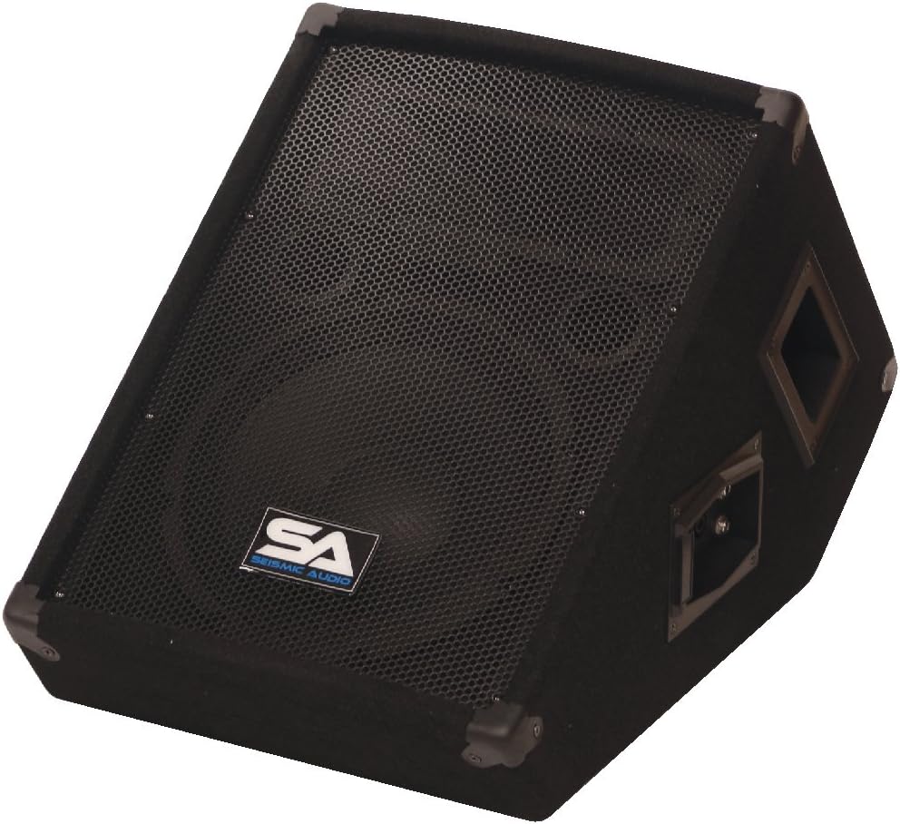 Seismic Audio - SA-10MTSingle - 10" Floor / Stage Monitor Wedge Style with Titanium Horn - Image 3