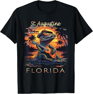 St. Augustine Florida Vacation Cute Alligator T-Shirt