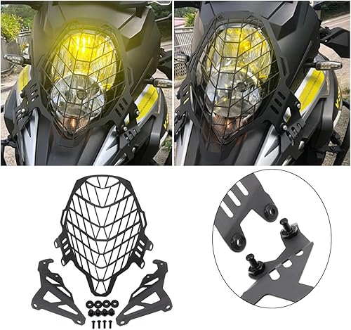 Miniatura 3 de YNTIME Protector de parrilla para faros delanteros de motocicleta para Suzuki V-Strom DL 1000 DL1000 2017 2018 2019 VSTROM DL 650 DL650 Accesorios