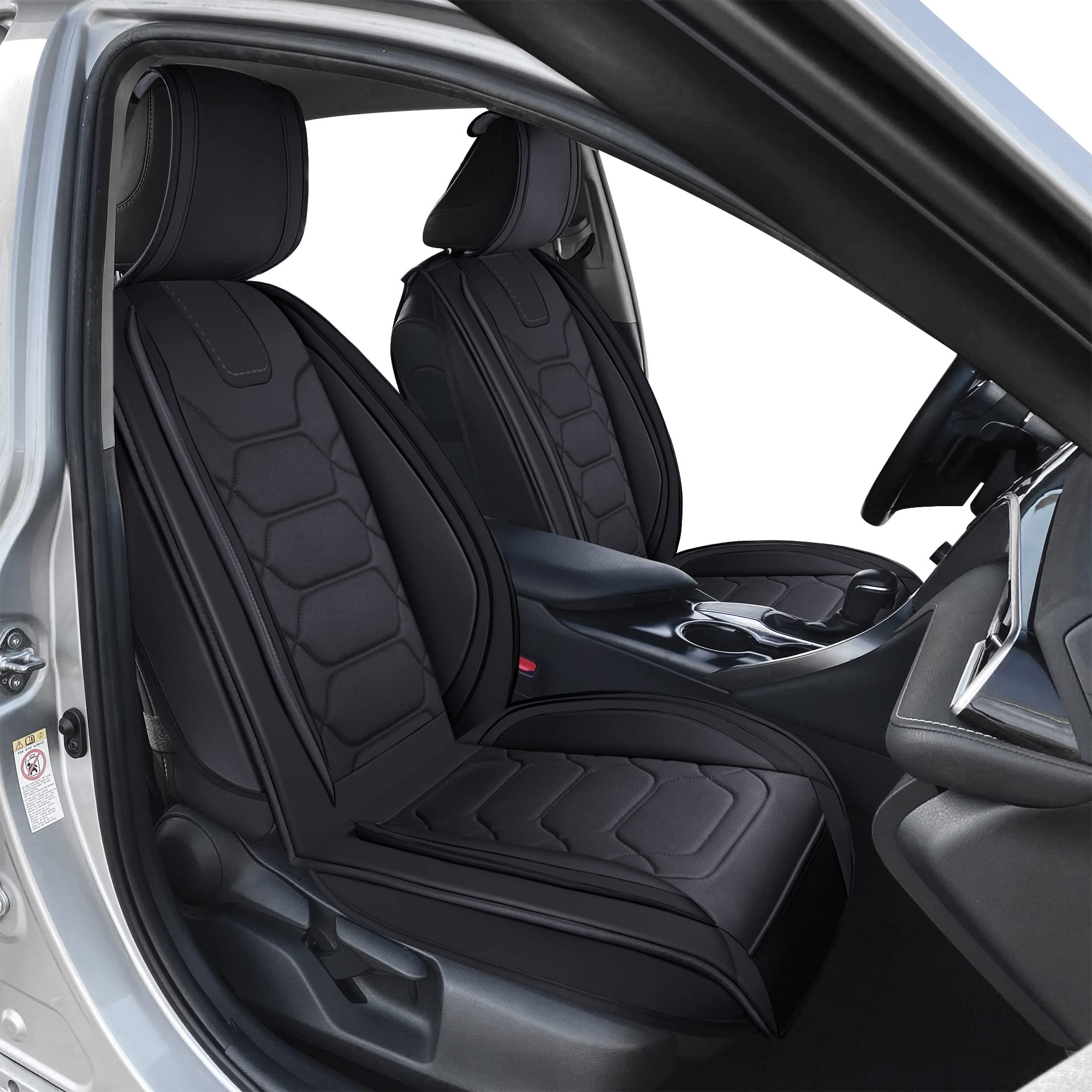 OASIS AUTO Custom Fit Seat Covers for 2012-2025 Toyota Camry Waterproof Faux Leather Seat Protector Cushion Camry Car — view 6