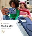 AIBEX Back Cover for Apple iPhone 15 MagSafe Compatible with OStand Ring Kickstand Magnetic Metal Alloy Ring | Wireless Charging | Slim Thin Scratch Resistant Armor | Shockproof Protective Case - Blue gallery image