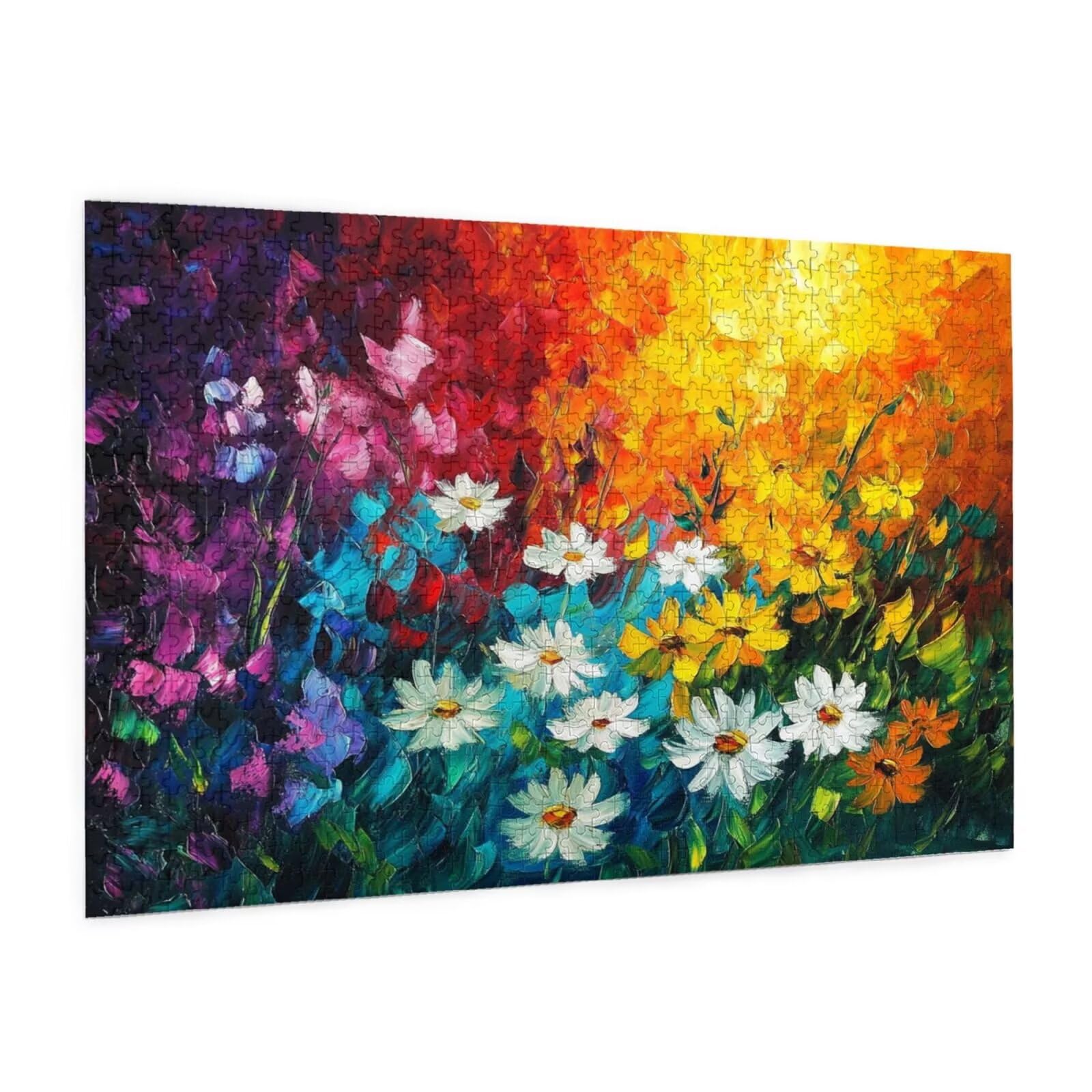 Puzzle retro, 6000 elementów, puzzle kwiatowe dla dorosłych, z pudełkiem na prezent, "zrób to sam", duże drewniane puzzle dla dorosłych, gra zręcznościowa dla całej rodziny, prezenty dla kobiet, 105 x
