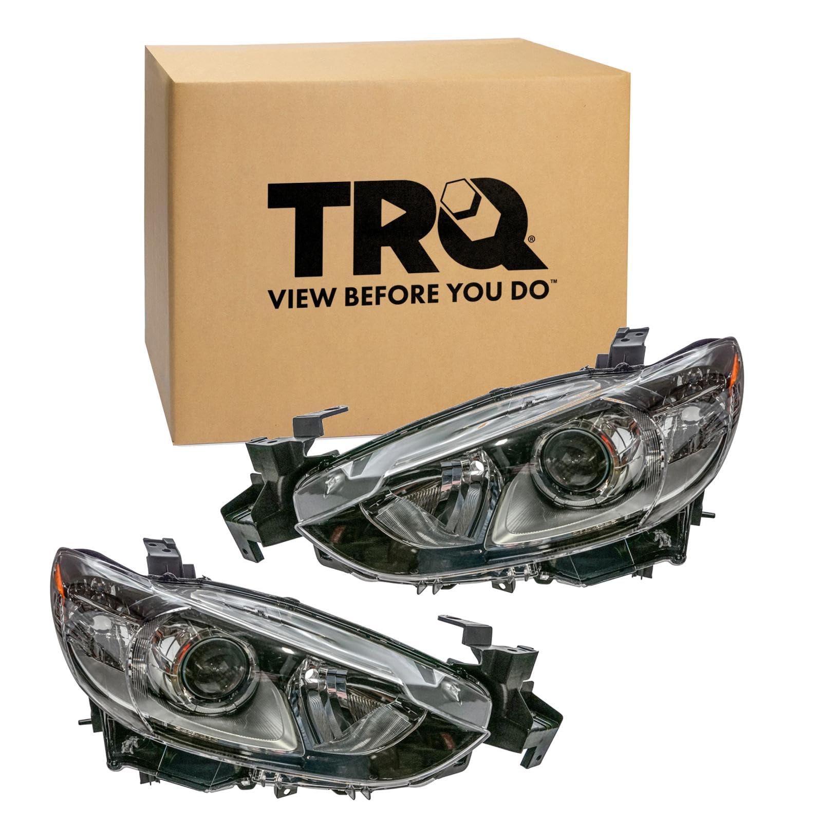 TRQ Headlight Assembly Set