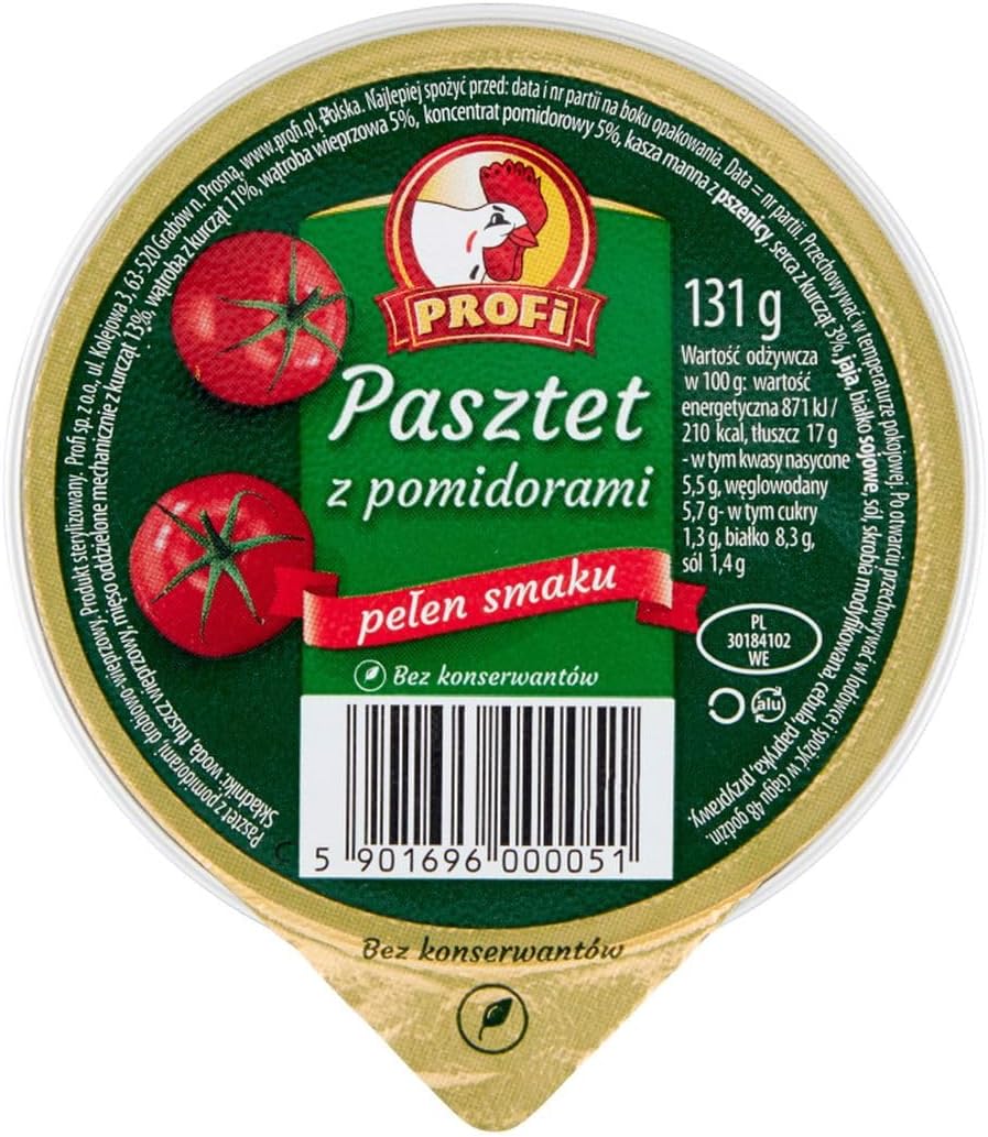 Profi Poultry Pate With Tomatoes 131g