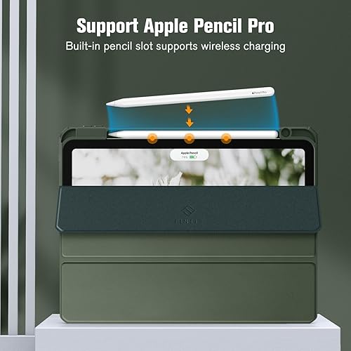 Miniatura 161 de Fintie Funda híbrida delgada para iPad Air de 11 pulgadas M3 (2025) / M2 (2024), iPad Air 5ª (2022) / 4ª generación (2020) de 10.9 pulgadas, funda a