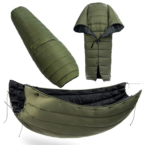 onewind Camping Hammock Underquilt and Topquilt, Warm Combo