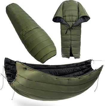 onewind Camping Hammock Underquilt and Topquilt, Warm Combo for Winter Camping Hiking Backpacking