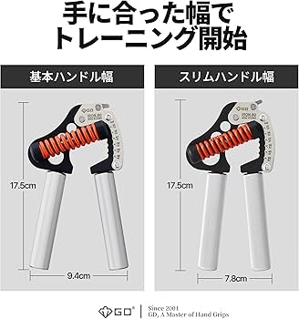 Amazon | (GD) IRON GRIP 12Lv Aluminum ハンドグリップ (12~82kg