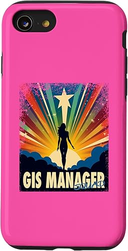 iPhone SE (2020) 7 8 GIS Manager Funny Female Hero Job Women Case