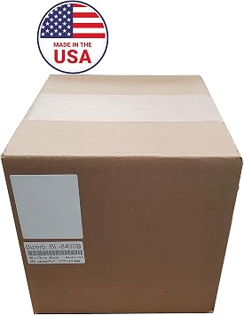 Aquos Bizerba Print Scale Labels BL-8400B Blank White UPC Thermal Label Roll 58mm x 75mm | Labels for Printer, Food Labels, Label Printer Paper Compatible with Bizerba Scales | 24 Rolls
