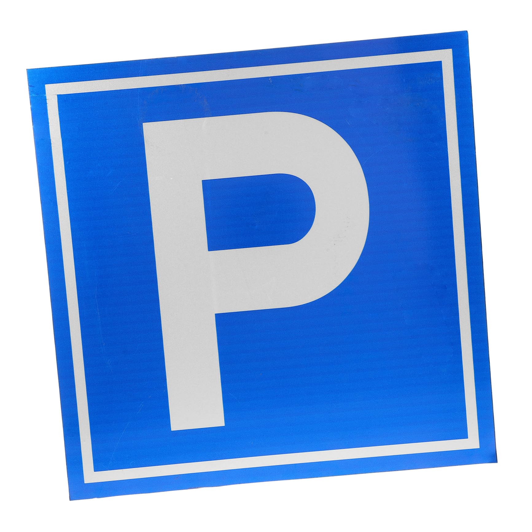 Amosfun Cartello Parcheggio Segnale di Sicurezza Simbolo P in Lega di Alluminio per Parcheggi, Visibilità Chiara e Segnaletica Funzionale per Luoghi Vari