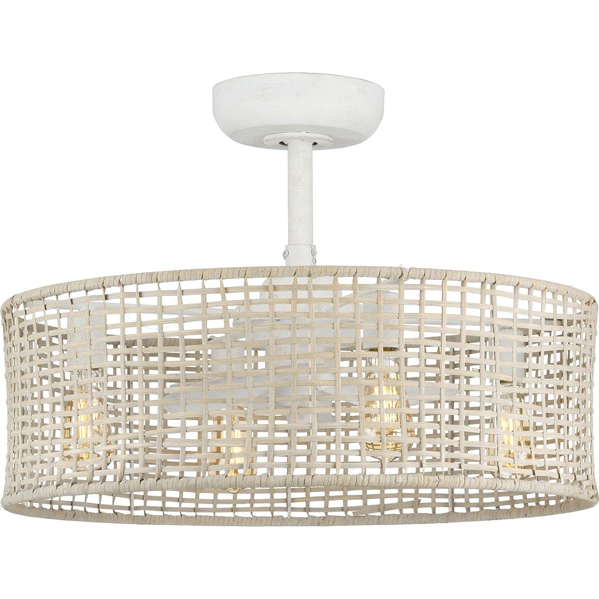 Progress Lighting P250068-151-WB LED Ceiling Fan from Belva Collection 25.25 inches