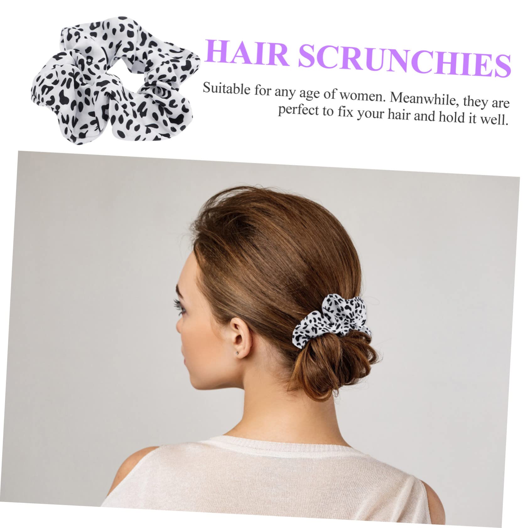50stücke Haargummis Im Kuhmuster Elegante Haarbänder Für Pferdeschwanz Modische Haaraccessoires Für Alltag Und Partys Weich Und Langlebig Für Damen Und Mädchen
