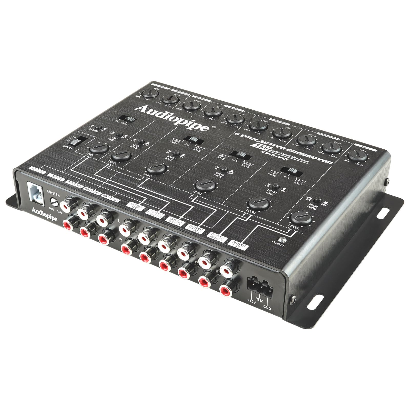 Amazon.co.jp: Audiopipe 6ウェイアクティブクロスオーバー(XV-6-V15