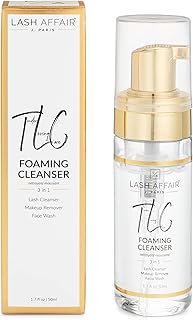 Lash Affair TLC Eye-Lash Extension Cleanser Foam Face Wash with Tea Tree Oil, Lash Shampoo, Facial Cleanser, Makeup Remove...