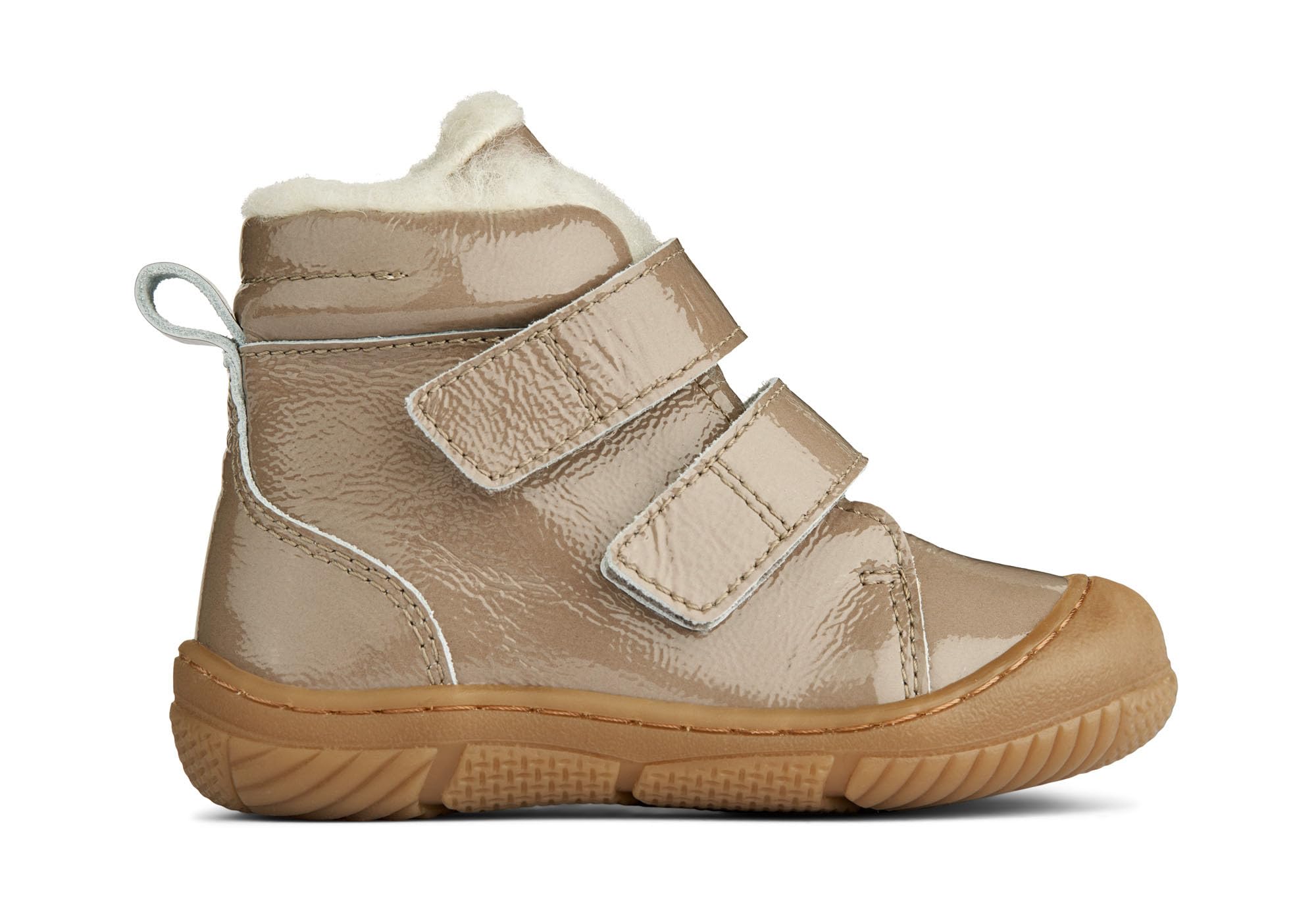 Wheat Uniseks - dzieci Wheat Buty Dziecięce Z Lakierowanej Skóry, Buty Do Nauki Chodzenia Snugga Wełna Niemowlęta Unisex 100% Skóra PatentowaButy do pierwszych kroków