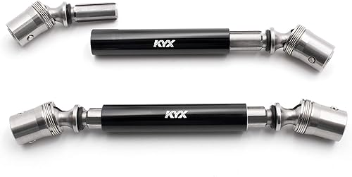 Miniatura 2 de KYX Carreras de acero inoxidable centro eje de transmisión actualizaciones piezas accesorios para RC Crawler coche Axial Capra Unlimited Trail Buggy