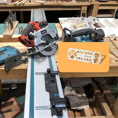 Miniatura 7 de Compatible con Festool y Makita, riel guía de 10.236in, ángulo recto, sierra, guía de riel de guía de ángulo de parada de ángulo recto, accesorios
