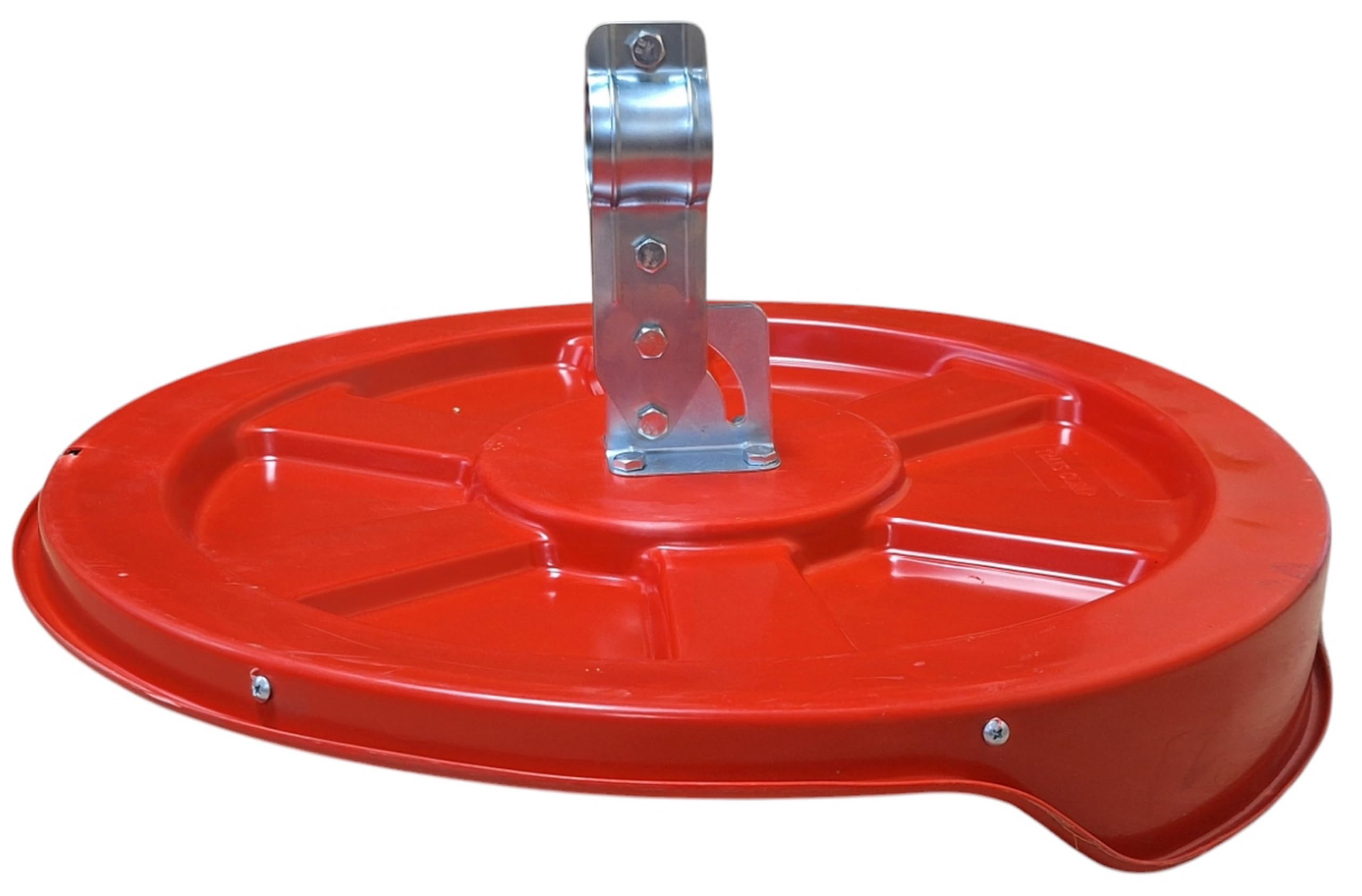 FERRETELIX® Espejo Convexo de Seguridad Exterior 60 cm – Irrompible en Policarbonato – con Soporte para Pared y Poste- Antivandálico y Resistente al Clima