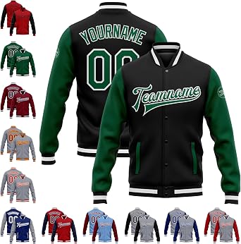 Custom Vintage Mens Fashion Varsity Jackets, Baseball Letterman Bomber Coat, Full-Snap Baseball Jackets, S-5XL