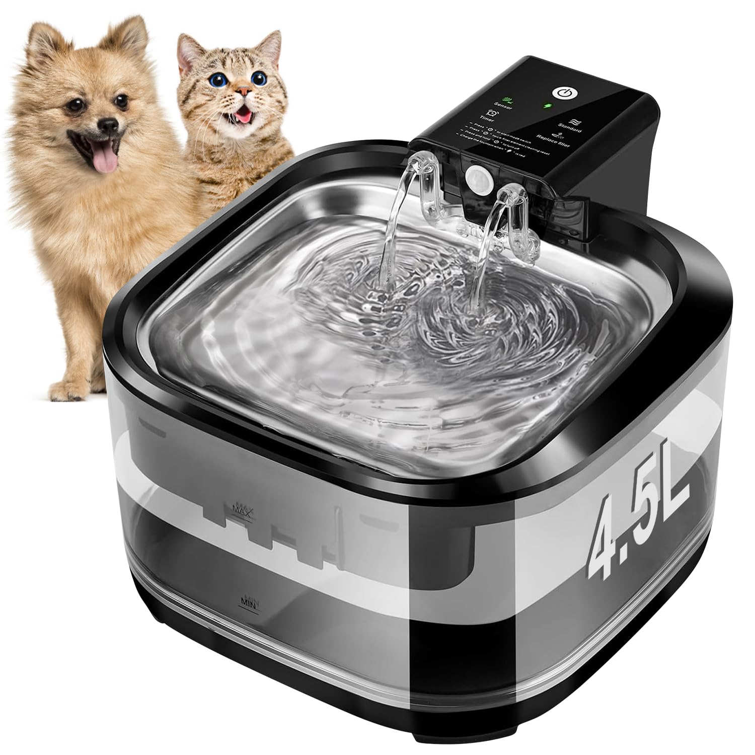 Fuente de Agua para Gato Inalámbrica — 4
