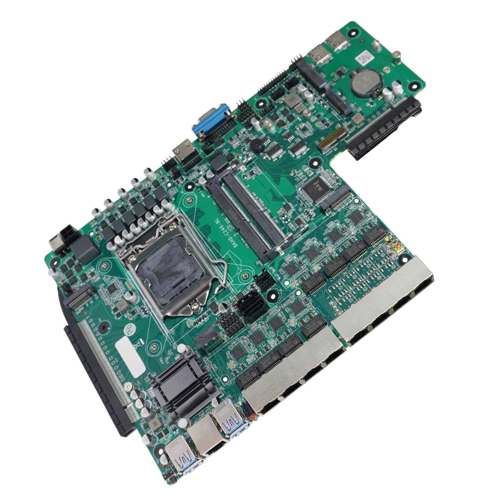 C246 Industrie - Scheda madre integrata per server rack 1U con CPU LGA1151 e server di memoria DDR4 Workstation