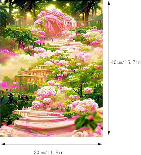 Miniatura 2 de YWKJDDM Pintura de diamante 5D por números, juego de pintura de diamante 5D para adultos, pintura de bordado de cruz, kits de cuadros para