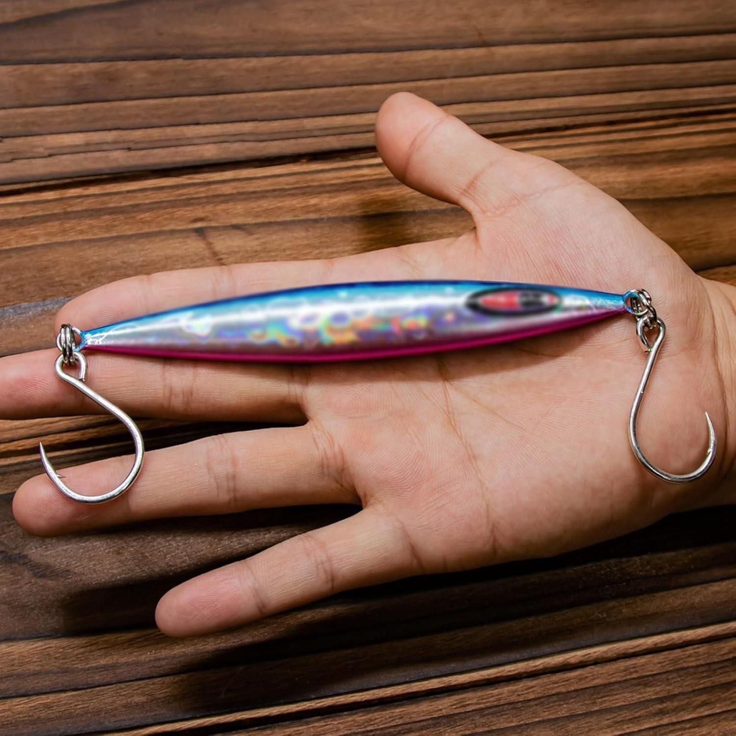 GRFIT Fishing Hooks 25Pcs Fishing Hooks Jigging Hook Carp Eye Barbed Inline Hooks Saltwater High Carbon Steel Fishing Accessories Fish Hooks (Color : Size2 Gap 12mm, Size : 25 Pcs)