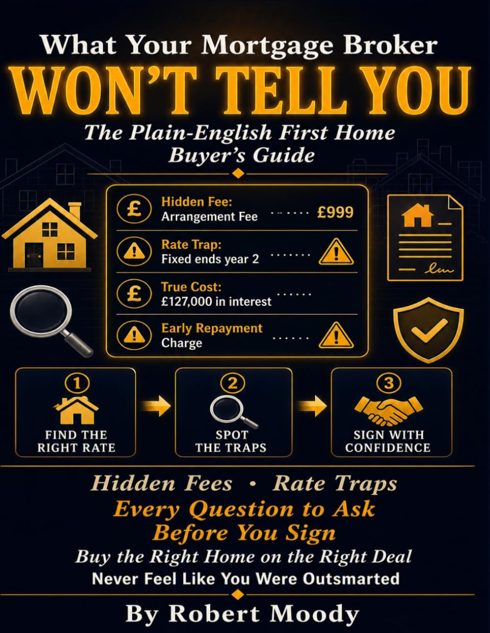 WHAT YOUR MORTGAGE BROKER WON'T TELL YOU: The Plain-English First Home Buyer's Guide. Hidden Fees, Rate Traps, and Every Question You Need to Ask Before You Sign So You Buy the Right Home.